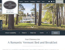 Tablet Screenshot of fourchimneys.com